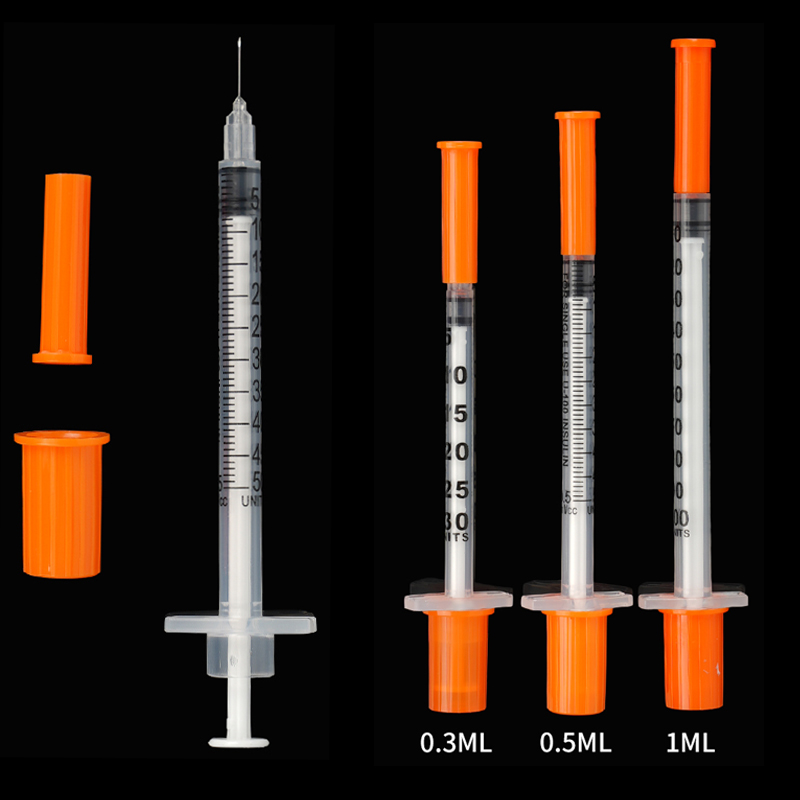 Veterinary Syringe Gun - 50/100 Stück Veterinär-Injektor Einweg-Geflügel-Spritze mit Einstellbarer