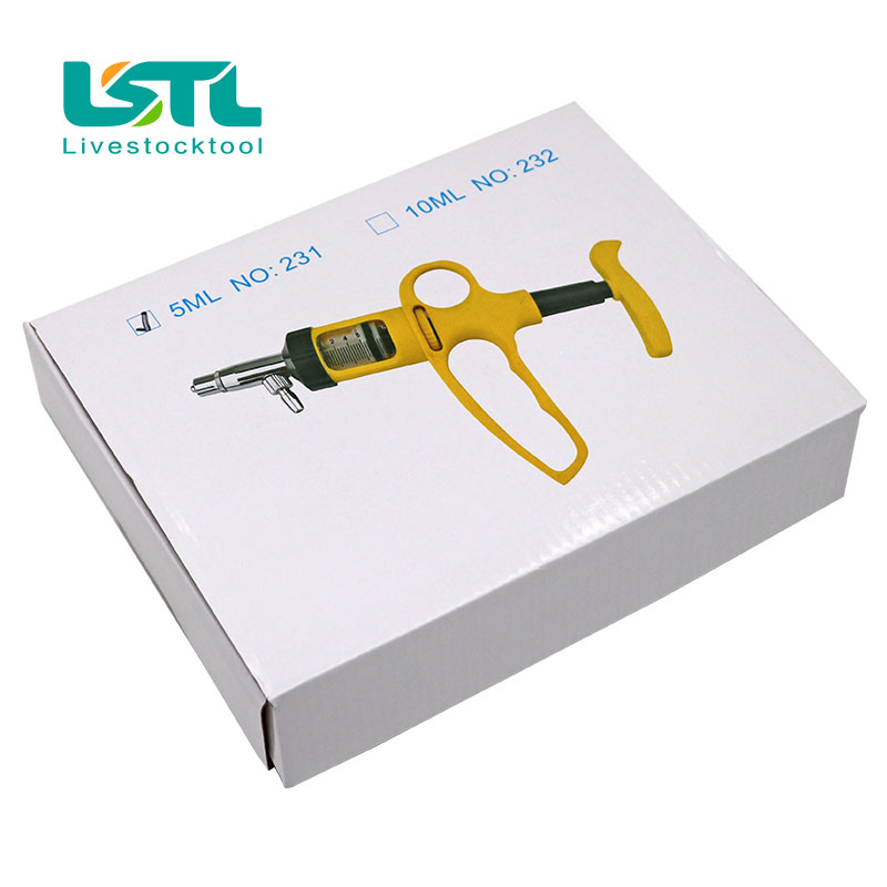 Veterinary Syringe Gun - 5ML Veterinär Drench Gun Tier Kontinuierliche