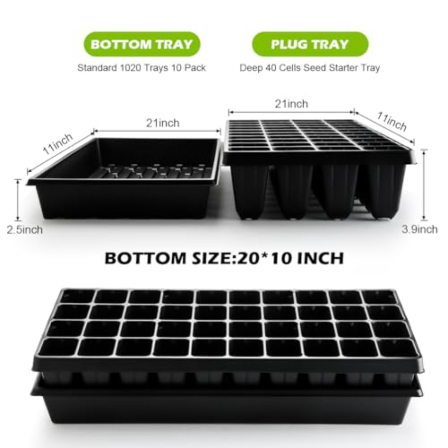 10er-Pack 1020 Anzuchtschalen  – Nursery Plug Tray Bewertung und Preis