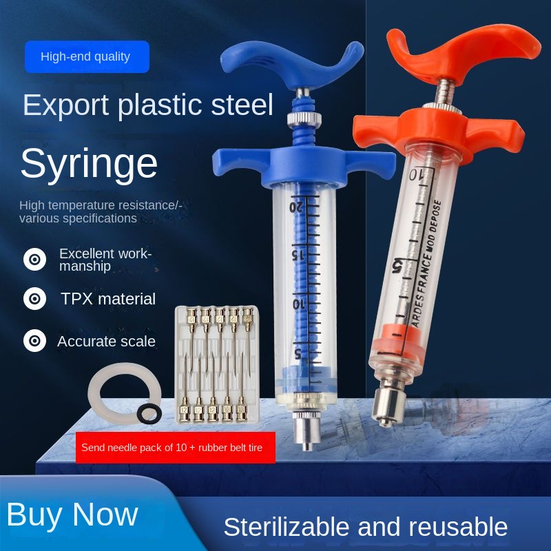 Feine kunststoff-stahl spritze – Veterinary Syringe Gun Bewertung und Preis