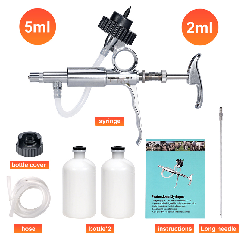 2 ml/5 ml automatischer Geflüg – Veterinary Syringe Gun Bewertung und Preis